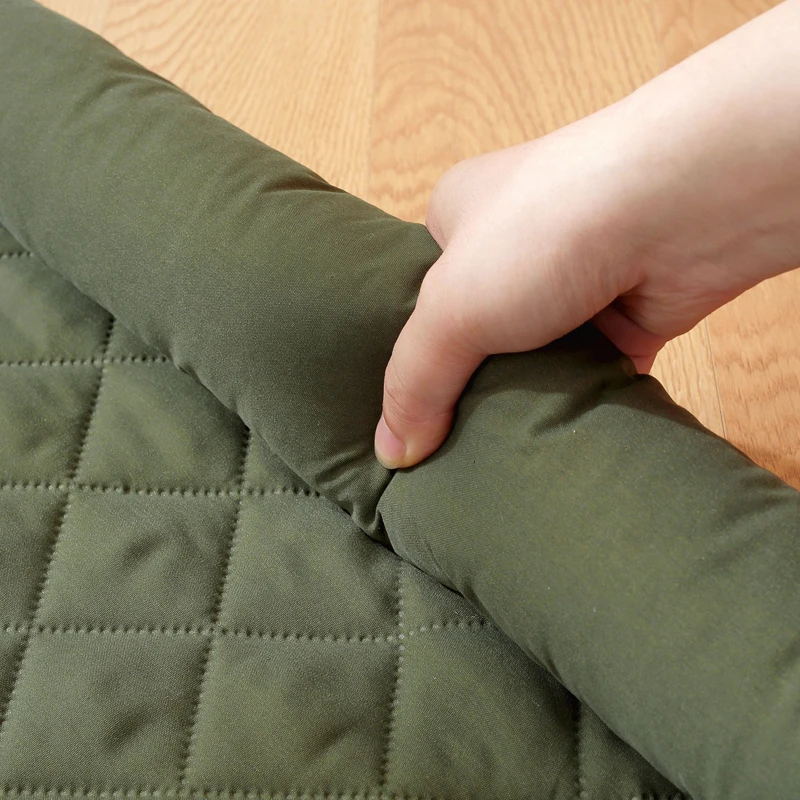 Manta de cama para perros, estera para perros, funda para sofá, almohadilla para mascotas con almohada para el cuello, nido calmante lavable para viajar a casa