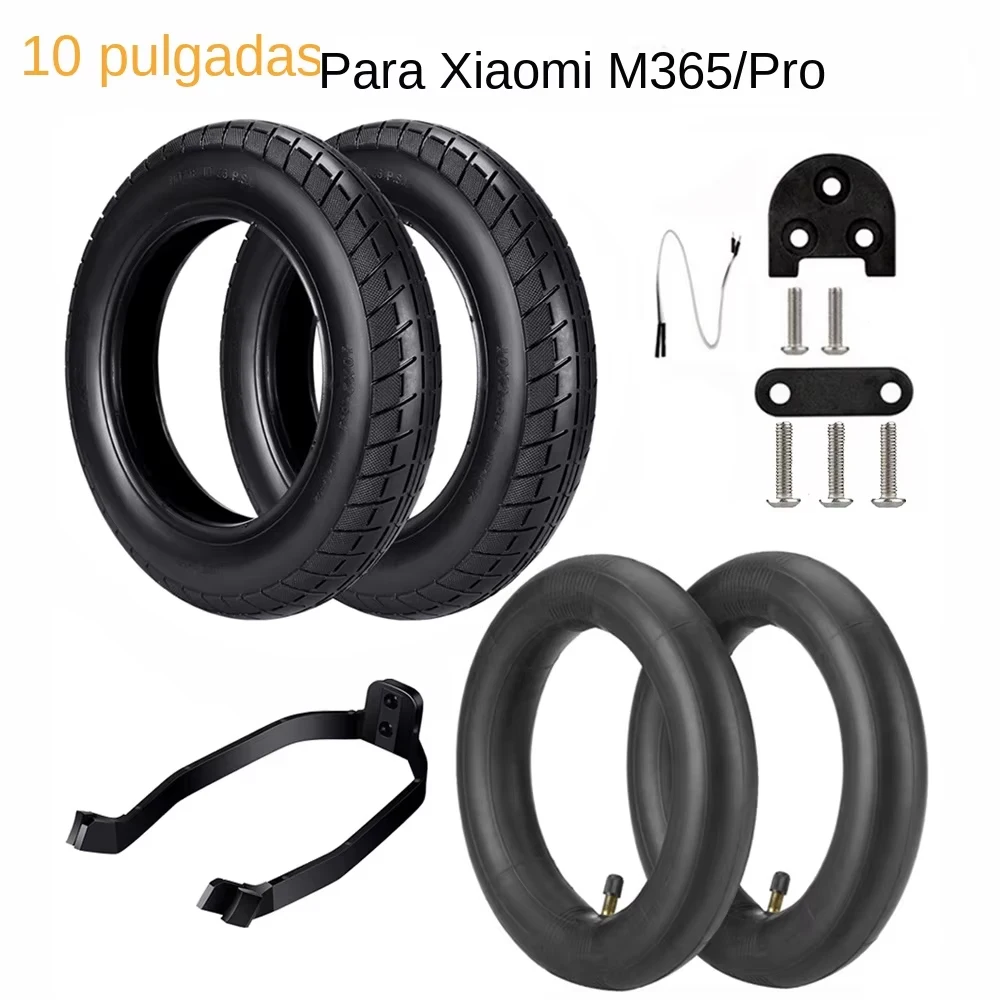 Para patinete eléctrico Xiaomi M365 PRO, juego de neumáticos interiores y exteriores de 10 pulgadas, neumático modificado de 10 pulgadas, reforzado, a prueba de estable, 10*2