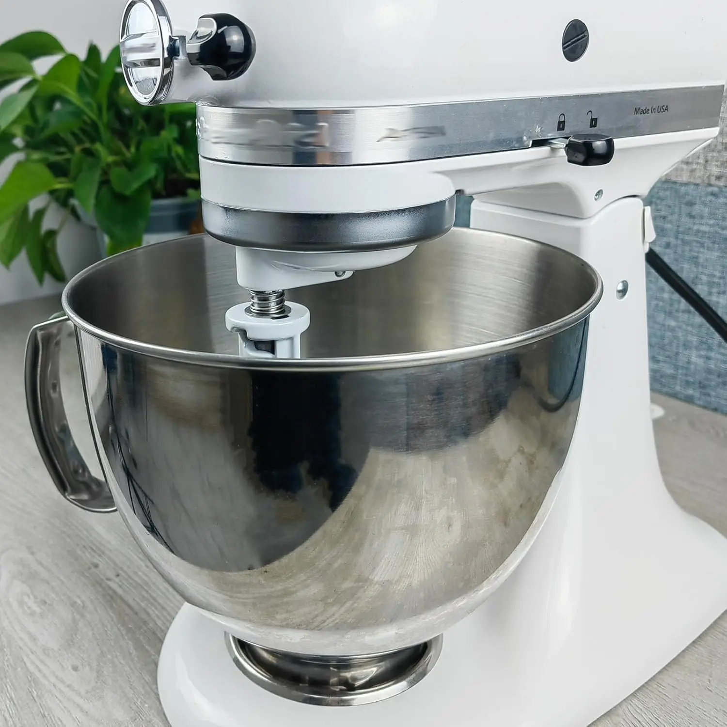 Kit de resorte y arandela de 4 piezas apto para batidora Kitchenaid, accesorios de repuesto de instalación rápida y piezas de mejora