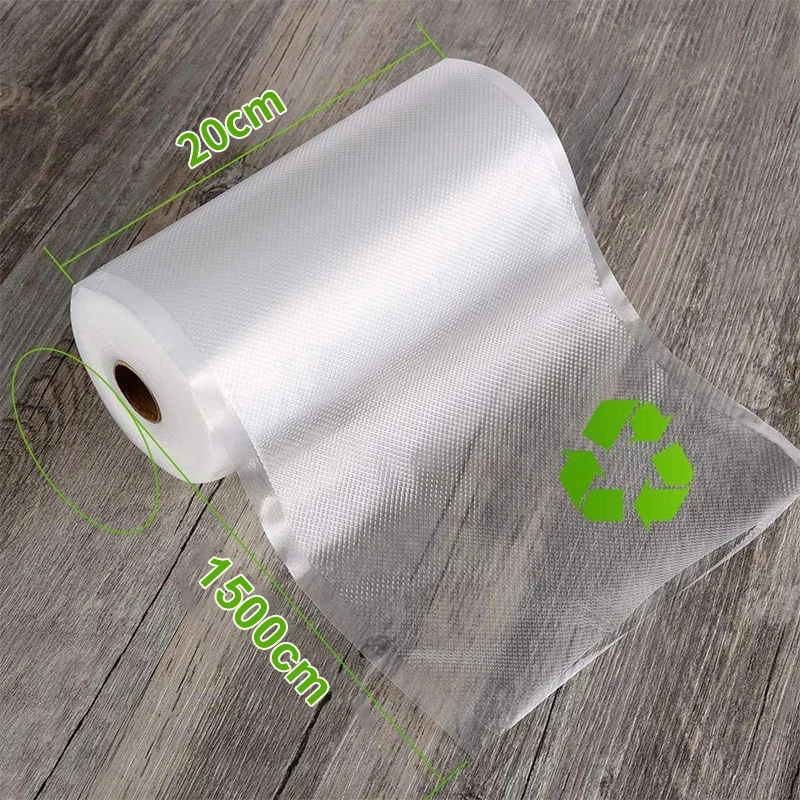 Bolsas para Envasar al Vacío, Bolsas para Alimentos, Bolsas de Almacenamiento para Sous Vide, para Envasado al Vacío en la Cocina, 1500 cm/Rollo