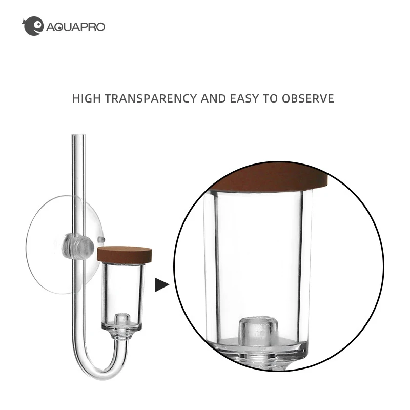 Difusor de CO2 para acuario, contador de burbujas, Mini pulverizador para pecera, latas, accesorios de dióxido de carbono, suministros para pecera, filtro Akvarium