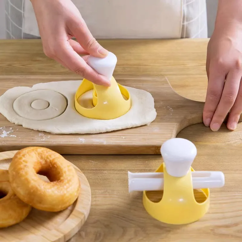 Molde de pastel de Donut DIY, herramientas de cocina creativas para donuts, cortador de cocina, comida, postres, pan, pastelería, fabricante de Chocolate, herramienta para hornear Deco