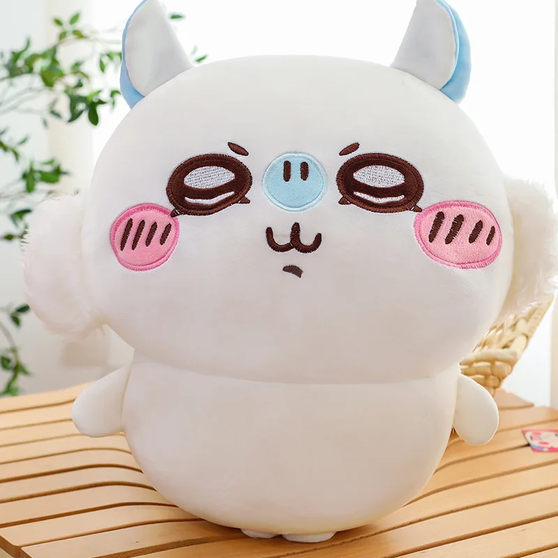 Nuevos muñecos de peluche Kawaii Hachiware Momonga de 30-80cm, son suaves pero no se deforman fácilmente, decoración de habitación de felpa, regalo de cumpleaños