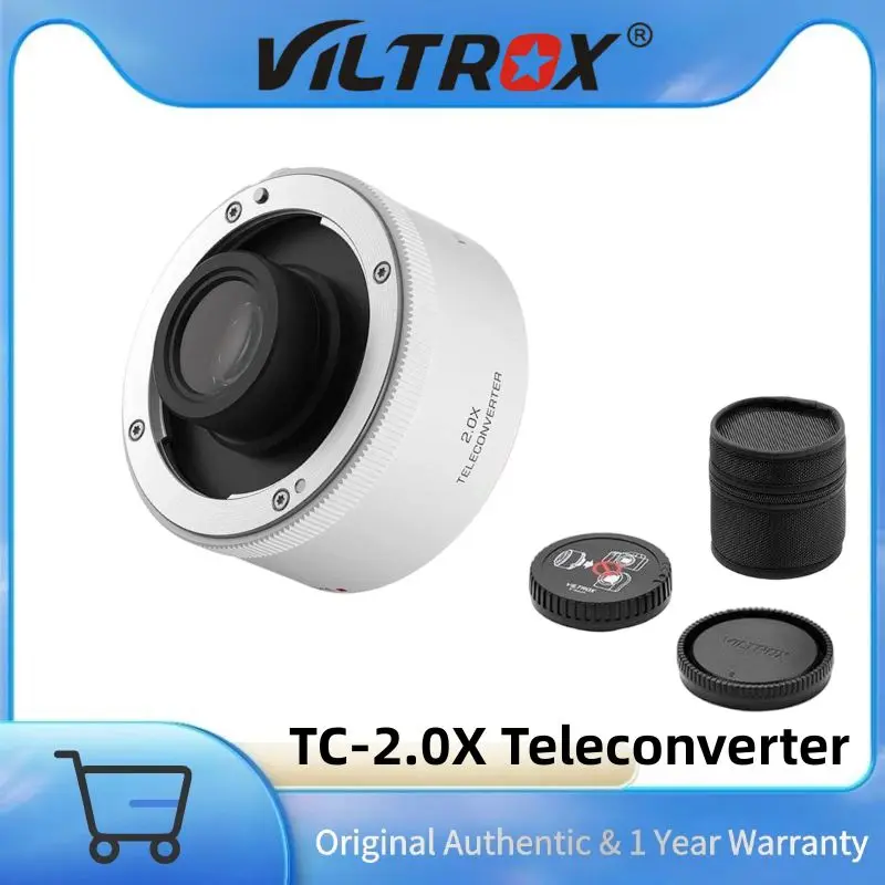 Teleconversor Viltrox TC-2.0X, Extensor de Distancia Focal 2x para Montura Sony E y Montura Nikon Z