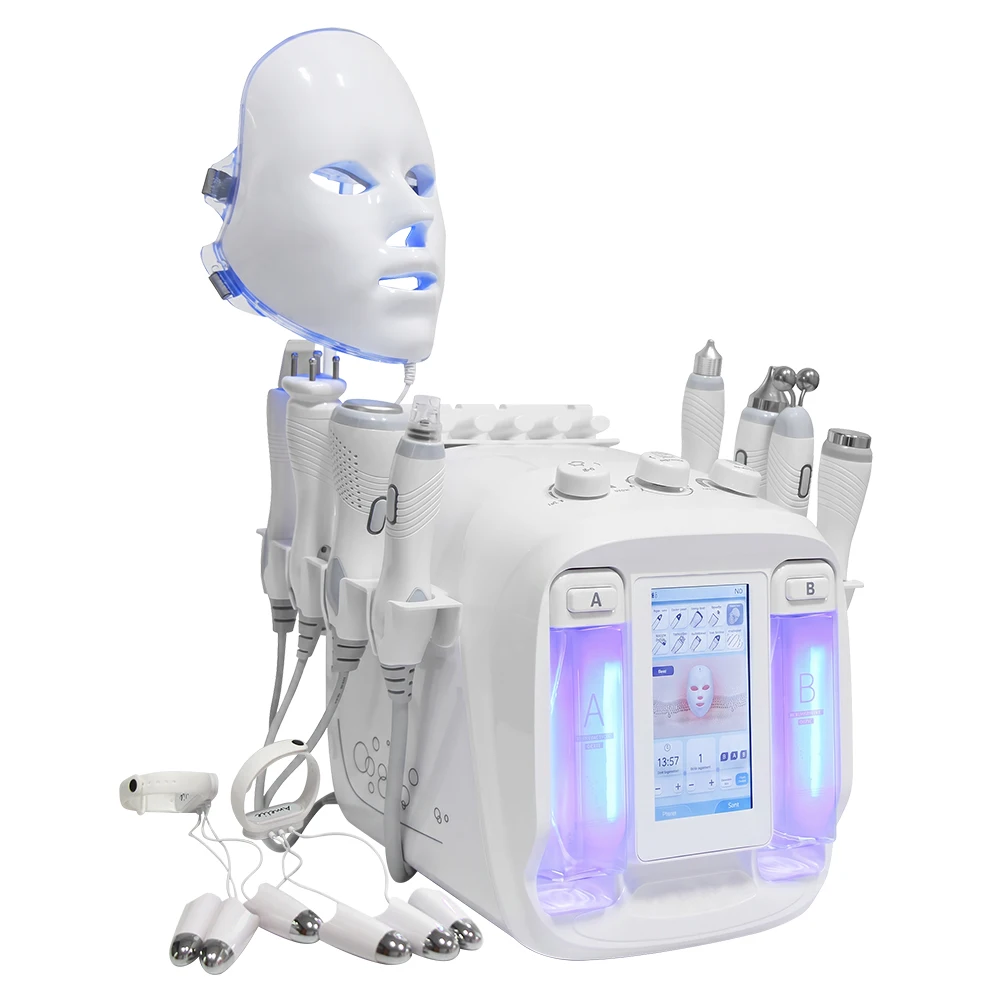 Máquina Multifuncional AOKO, Gran Venta, Cuidado Facial con Oxígeno e Hidroterapia, Limpieza de la Piel, 10 en 1