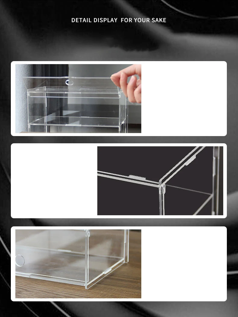 Vitrina de modelo de coche acrílica de 2-5 capas para la serie Lego Speed Racing, caja de exhibición, gabinete de polvo de almacenamiento de escena transparente de coche
