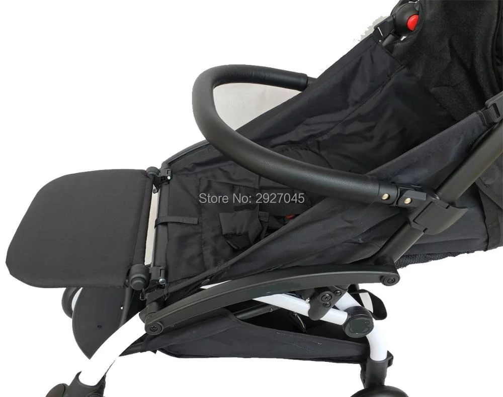MomTan ®   Accesorios para cochecito de bebé, reposabrazos de cuero PU, barra de parachoques, pasamanos, estribo extensible, Compatible con Babyzen YOYO 2 YOYO 3