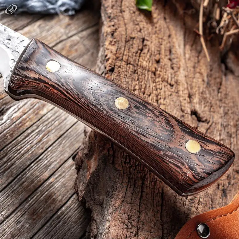 Juego de cuchillos para deshuesar forjados, cuchillo de Chef forjado hecho a mano, cuchillos de cocina profesionales, cuchillo de carnicero para abotar carne, herramientas de cocina