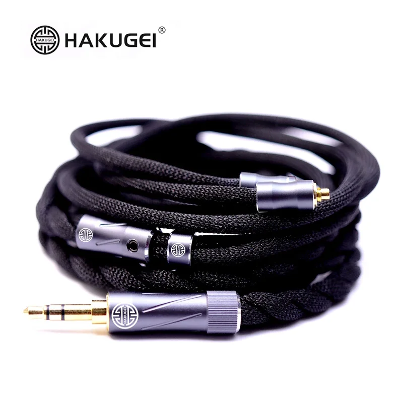 HAKUGEI Cable de auriculares Lucky Voice 2,5 3,5 4,4 0,78 mmcx