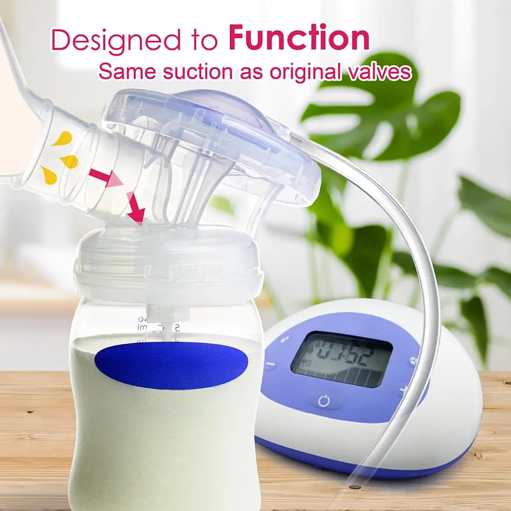Válvulas de pico de pato compatibles con piezas de bombas Lansinoh y repuesto de extractores de leche, uso con bomba manual Signature Pro Smartpump