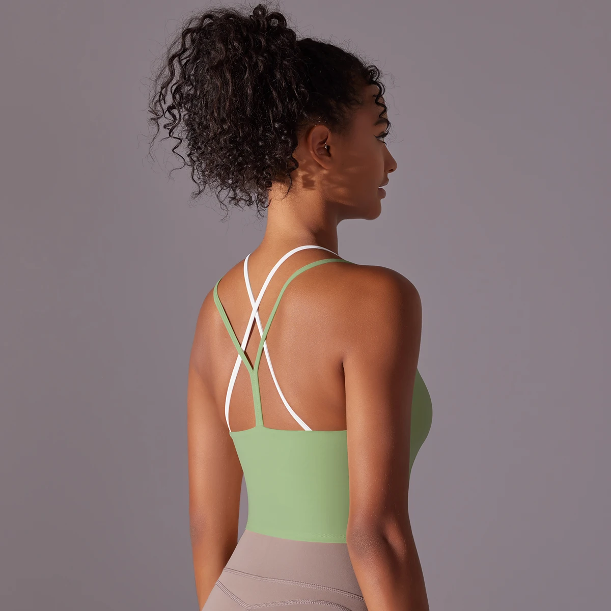 Ropa interior deportiva para mujer, sujetador de realce para Fitness y Yoga, ropa interior para gimnasio, entrenamiento de Yoga, camiseta sin mangas para correr, chaleco transpirable para correr, ropa de gimnasio