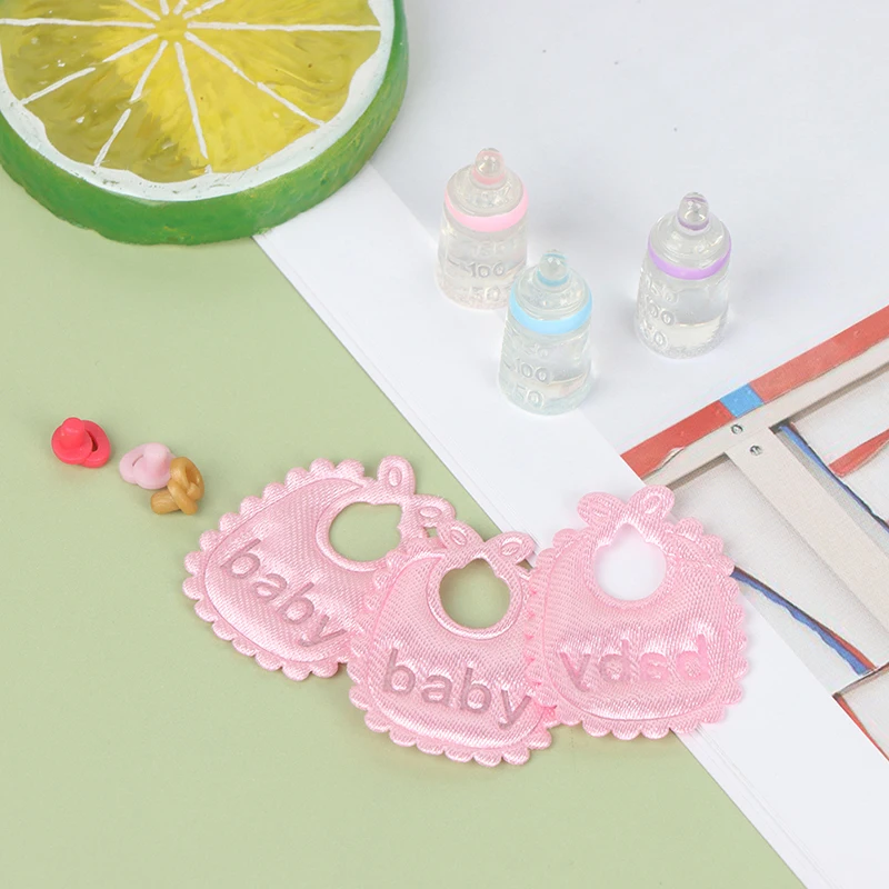 Casa de muñecas en miniatura para bebés, juego de biberones, chupete, accesorio de guardería, regalo, 3 piezas, 1:12