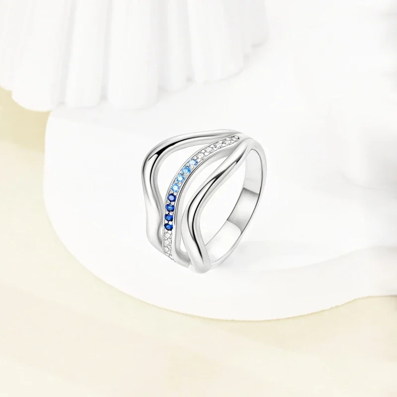 Anillos de moda para mujer, estrellas y luna, girasol, corazón rosa, circón, anillos anchos de lujo, regalo de joyería de boda de compromiso a la moda