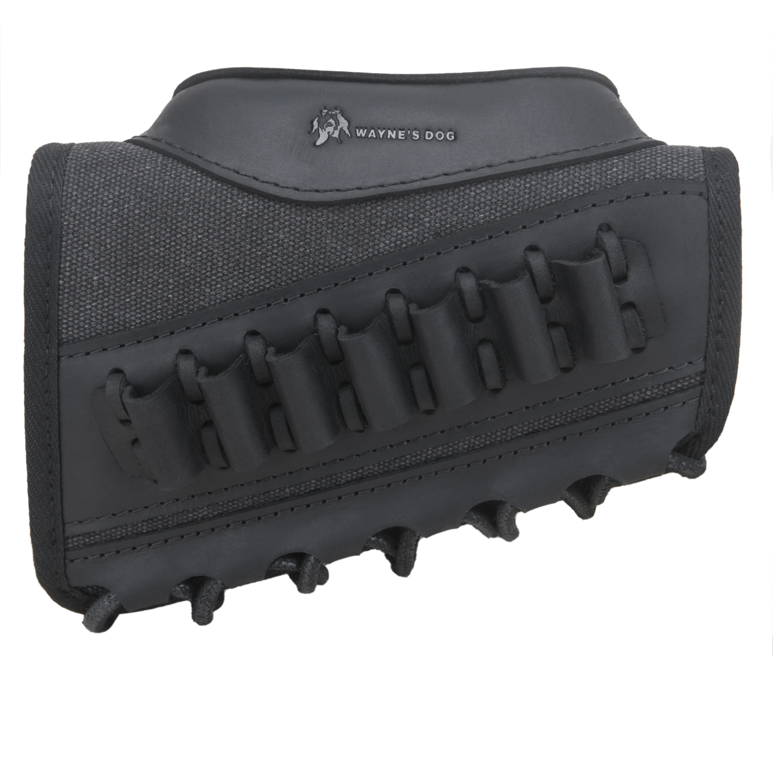 WAYNE'S DOG lona cuero mejilla resto Riser Rifle pistola Buttstock manga.308win.30-06.30-30.22MAG soporte de munición caza