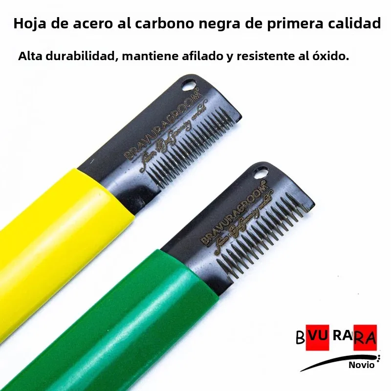 Peluquero para mascotas de alta calidad, accesorios para perros, peine para Terrier, cuchillo para desplumar, herramienta de extracción de pelo de acero, suministros de belleza para perros