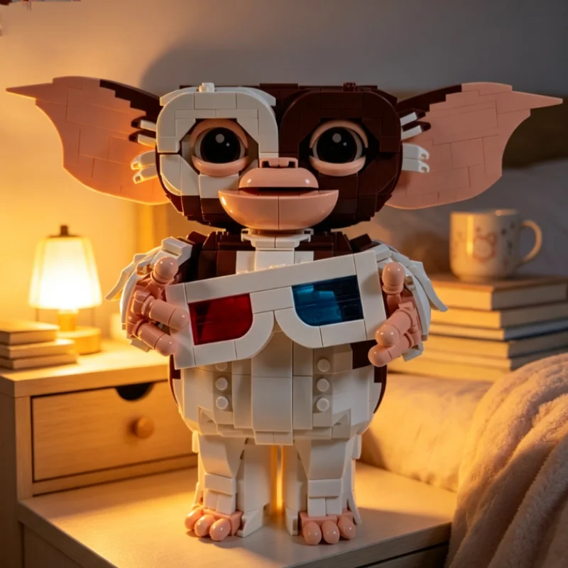 Mogwai Gremlins Movies 1125 Piezas, Bloques de Construcción Grandes, Modelos de Exhibición, Edición de Coleccionista, Regalos de Cumpleaños y Navidad