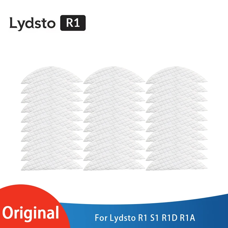 Paño de mopa desechable Original para Lydsto R1 S1 R1D R1A piezas de aspiradora robótica paño de limpieza trapos de fregona almohadillas Accesorios