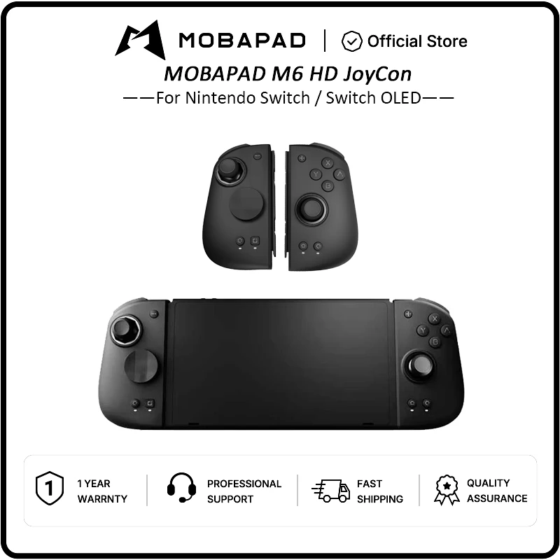 Controlador MOBAPAD M6 HD Gemini 2 para Nintendo Switch OLED Joypad con consola de Joystick Hall para Switch NS OLED Gamepad