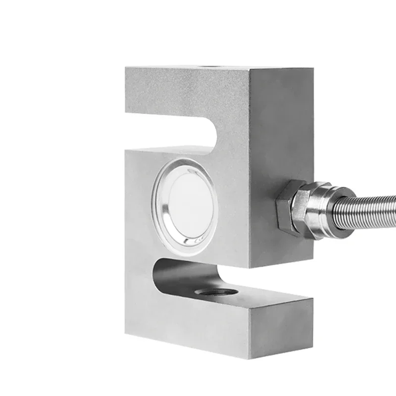 Sensor de pesaje tipo S de alta calidad, celda de carga + indicador de celda de carga, pantalla de 10kg, 20kg, 30kg, biosensor de 1 tonelada 2T