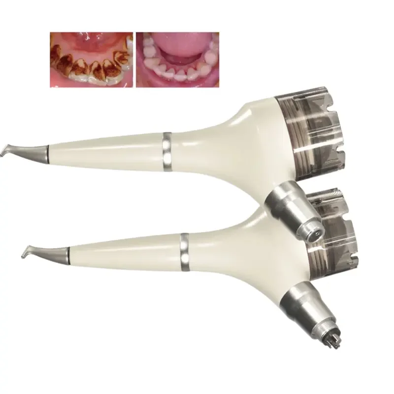 JUMTOP Unidad de profilaxis de aire Dental, pulidor de dientes antisucción, herramientas de odontología para pulido de dientes con chorro de arena y aire