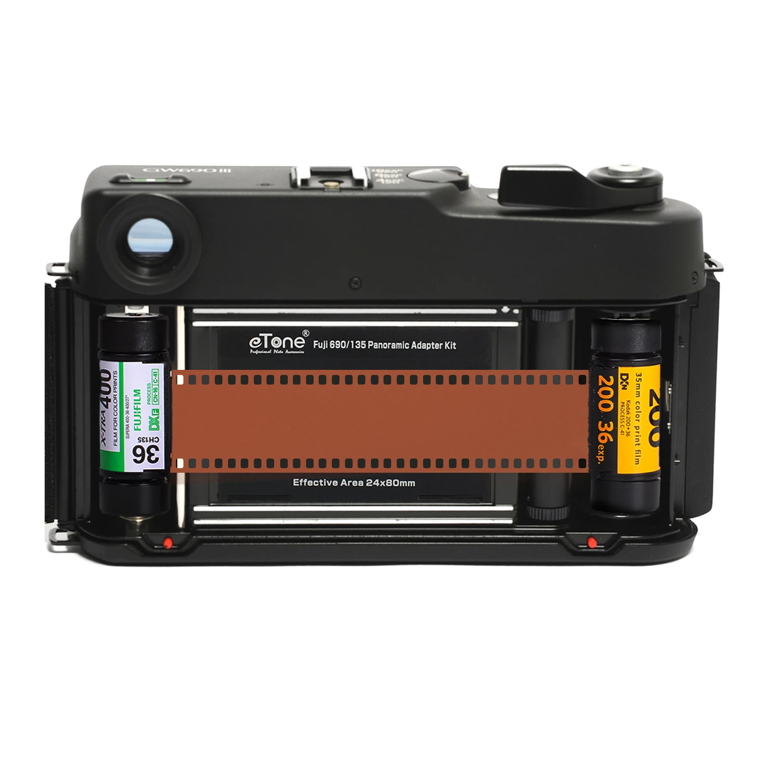 eTone Kit adaptador para cámara Fujifilm 690 6x9, formato medio de 120mm a 135mm, película fotográfica