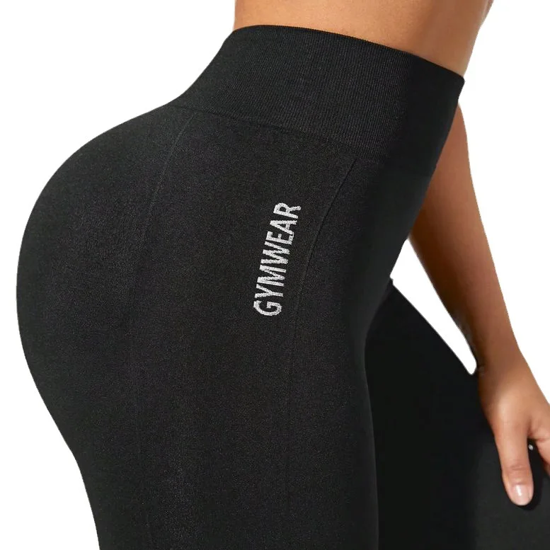 Leggings para mujer de cintura alta suave control de barriga adelgazante pantalones de yoga negros entrenamiento correr