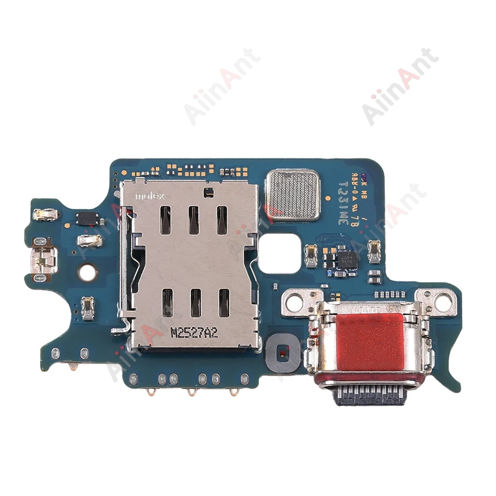 Placa de carga con puerto USB, conector de base, Cable flexible de carga para Samsung Galaxy S908N S22 Ultra Plus S908U S908W S906B S901E S906E