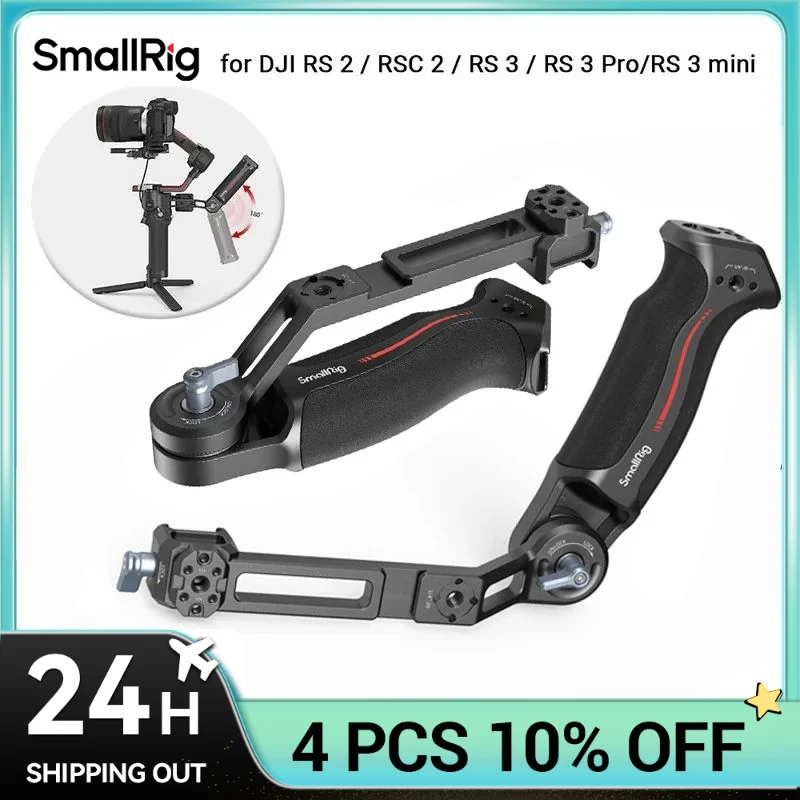 Empuñadura Ajustable SmallRig para DJI RS 2 / RS 3 / RS 3 Pro / RS 3 Mini / RS 4 Pro / RS 4 / RS 4 Mini / RS 5 Gimbal