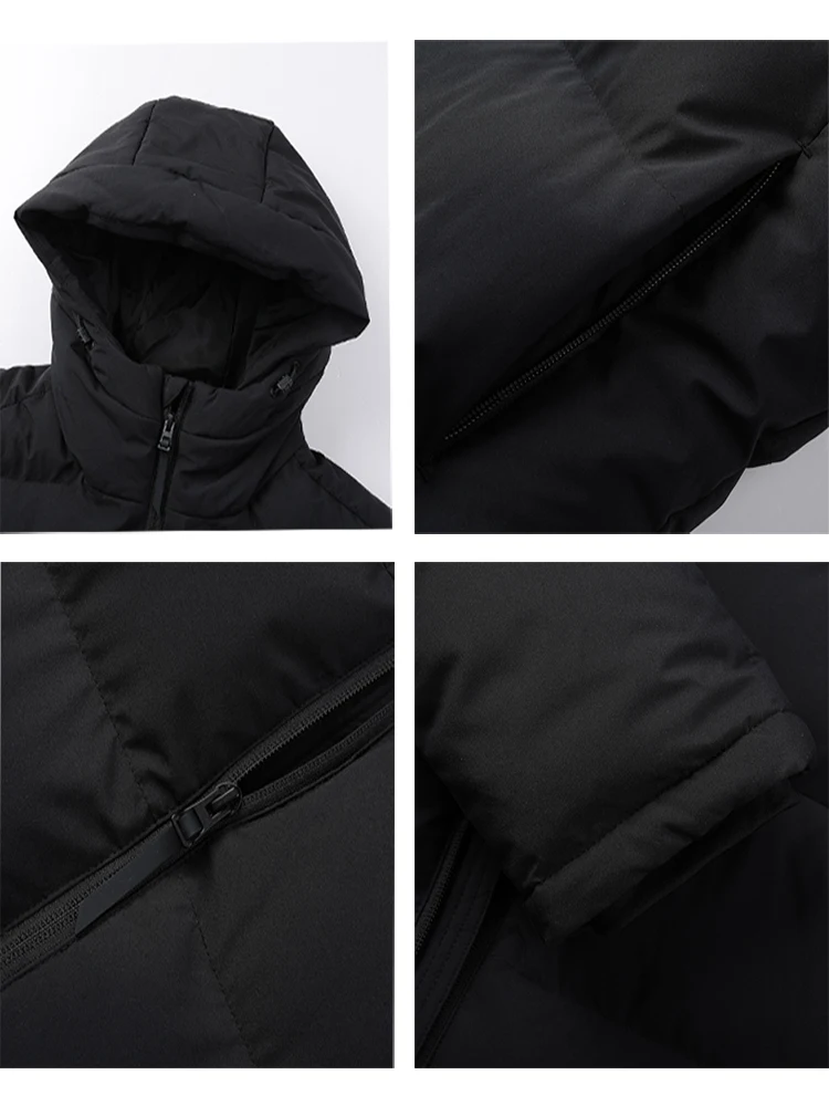 KELME, chaqueta de invierno para hombre, abrigo largo de entrenamiento deportivo con capucha, prendas de vestir, ropa de algodón