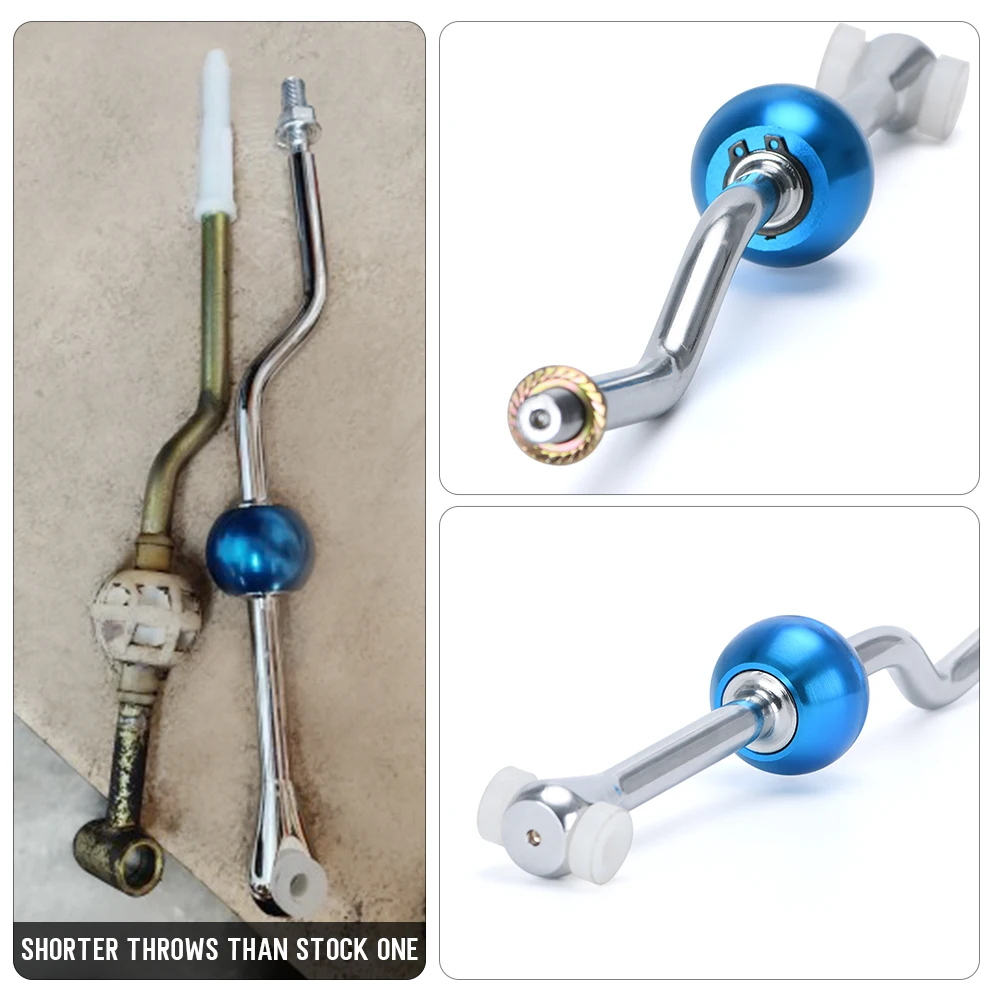 Palanca de cambios de tiro corto VR M10X1.25 palanca de cambios corta para Peugeot 206 1999 2000 VR-SFT02