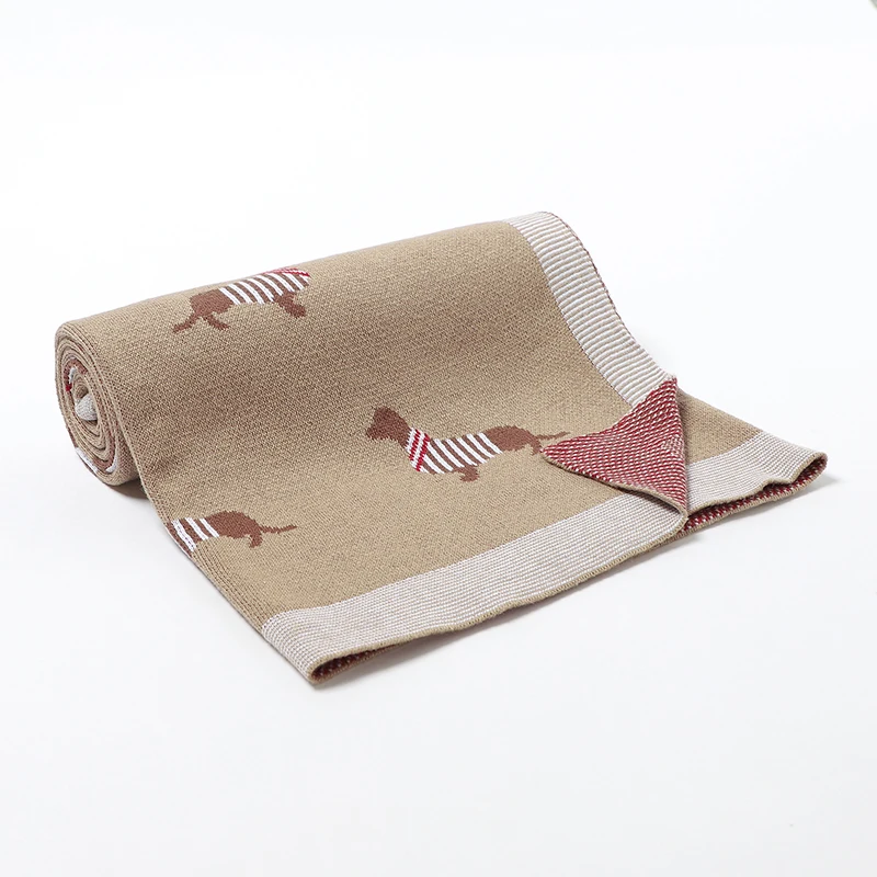 Mantas para bebé recién nacido, manta envolvente de dibujos animados, mantas mensuales 100% de punto de algodón para niños pequeños, esteras con Clip para jugar al aire libre, 100x80cm