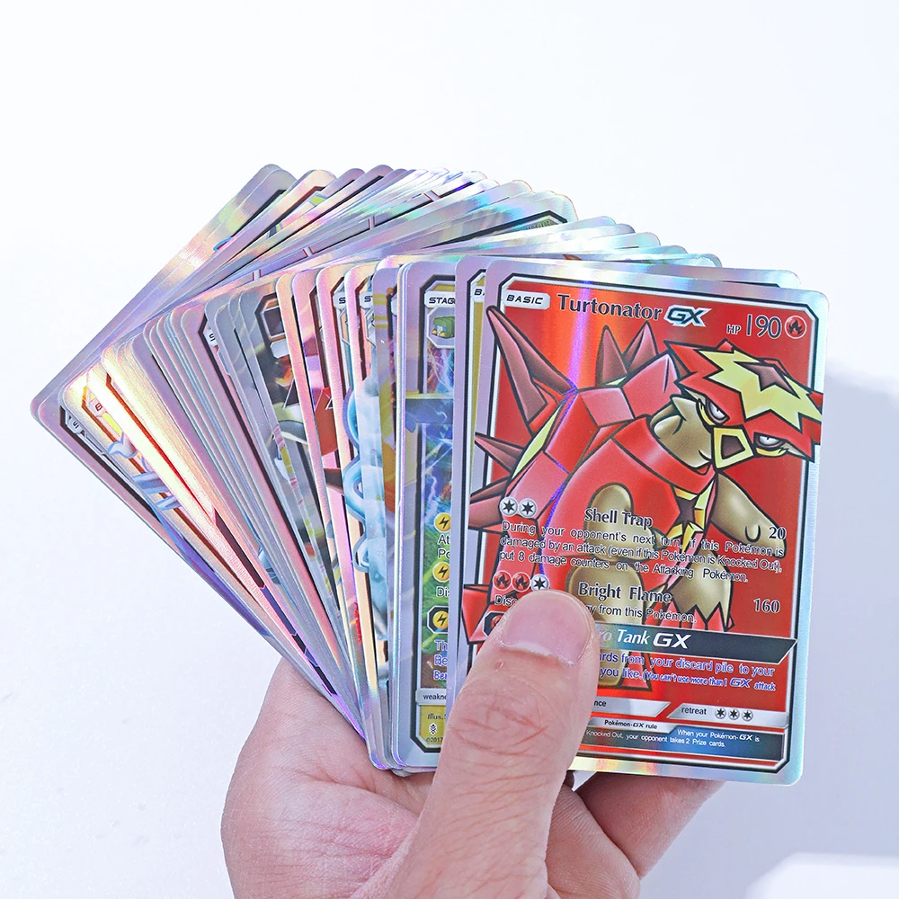 Tarjetas de Pokémon en inglés de 20 piezas, equipo GX Tag Vmax EX Mega Shining, juego de batalla, tarjetas coleccionables, juguetes, regalos para niños