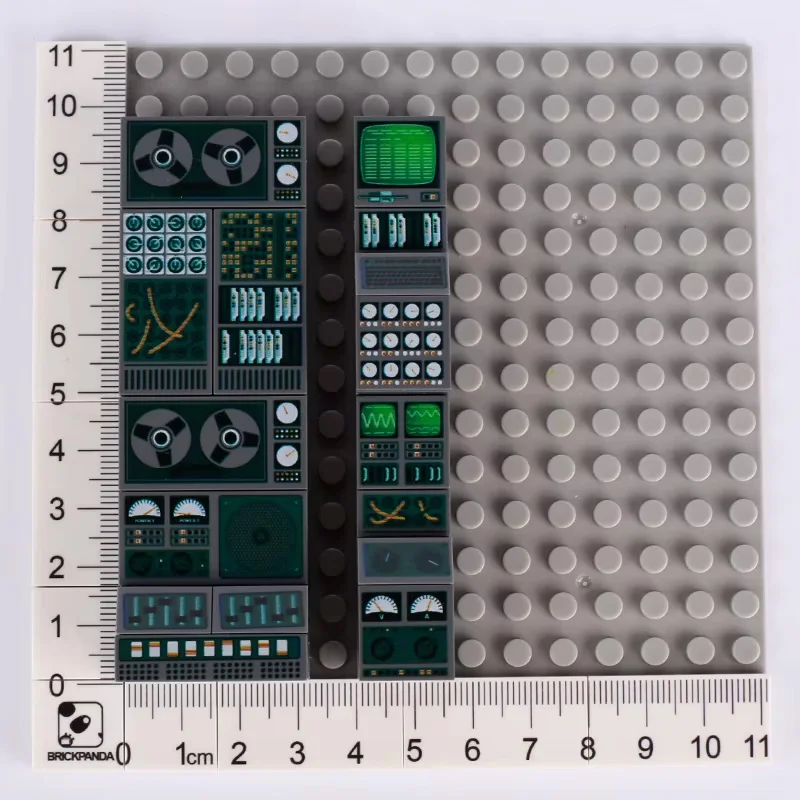 Bloques de construcción de consola de juegos MOC City, Mini TV, teléfonos móviles, grabadora, portátil, Jukebox, juguetes de ladrillos