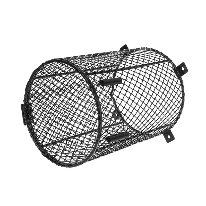 Protector lámpara calor para Reptiles con 4 tornillos, bombillas calefactoras para anfibios, cubierta malla, cubierta y
