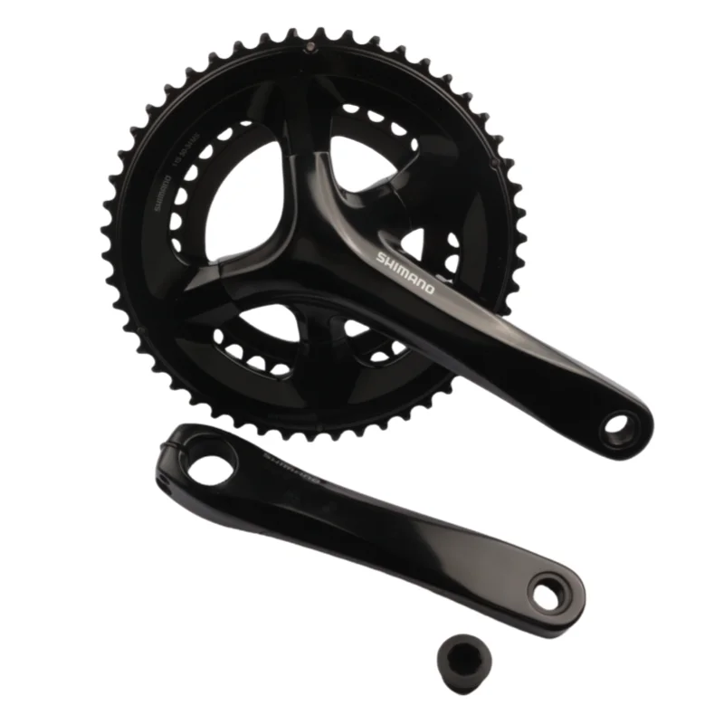 Platos y bielas Shimano RS510 22s 165MM 170MM 172,5 MM 175MM 50-34T 2x11 velocidades rueda dentada de bicicleta de carretera manivela negra doble plato