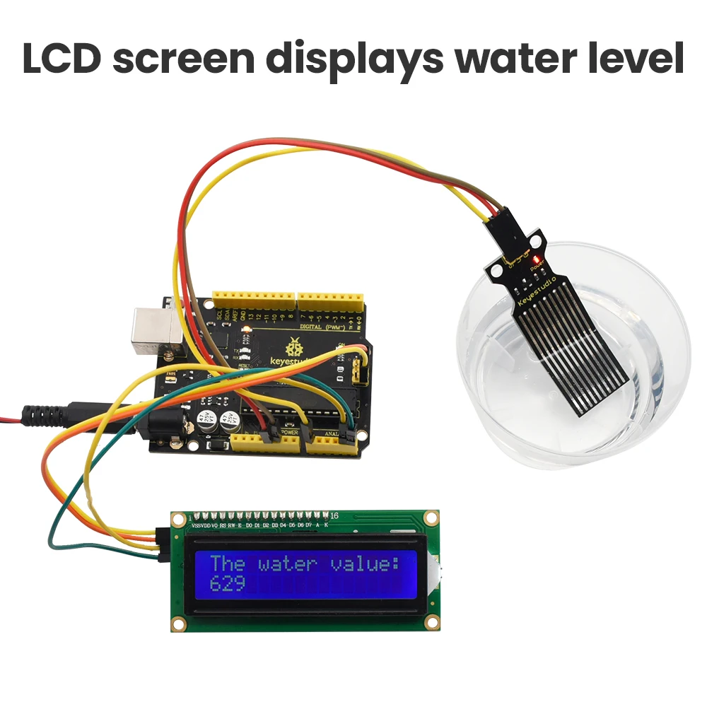 Kit de Iniciación con 48 Sensores Keyestudio para Arduino UNO/2560Mega, Kit Completo de Sensores para Proyectos DIY + 48 Códigos de Proyectos