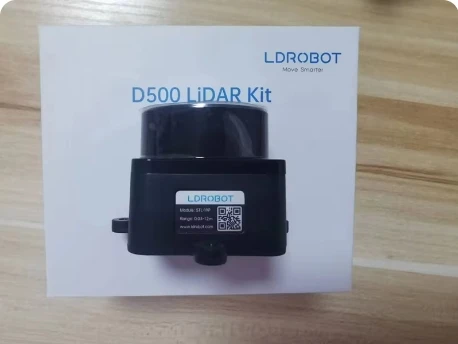Kit Lidar LDROBOT D500, Escáner Lidar de Radar Láser TOF de 360° °   60000Lux compatible con ROS1 y ROS2 para interiores y exteriores (C1)