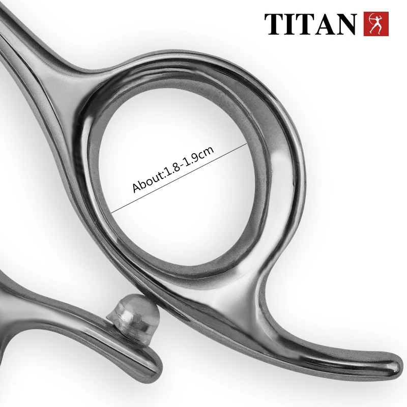 Juego de Tijeras de Peluquería Profesionales TITAN, Herramientas de Corte para Salón de Belleza, Tijeras de Barbero de 6.0 Pulgadas