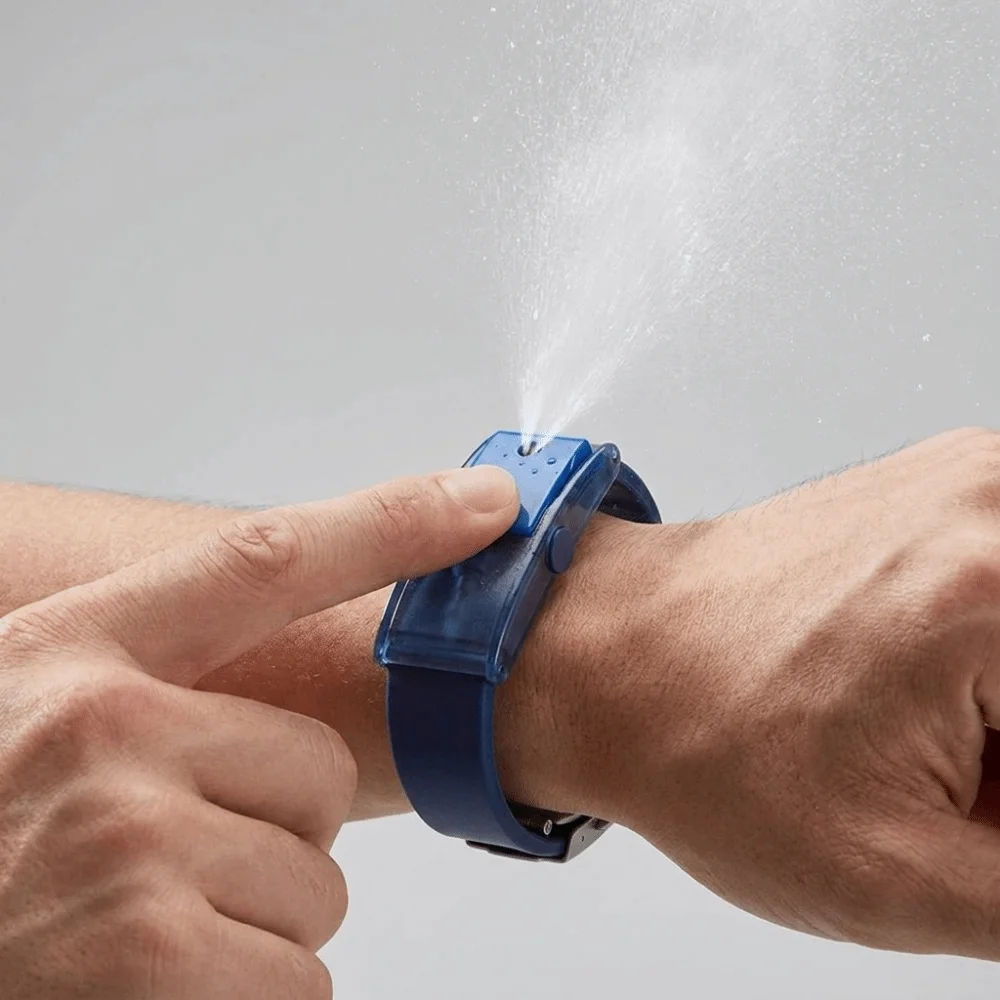 Innovadora Pulsera Difusora de Aroma de PVC, Ligera y Ajustable, Dispensador Recargable para Citas