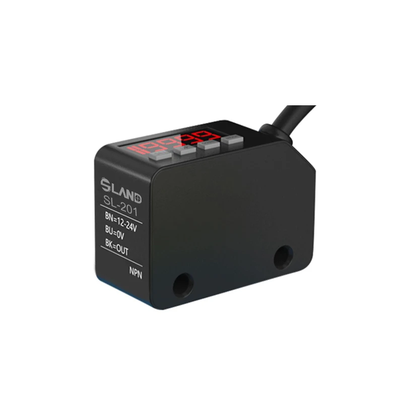 Sensor de Color SL-LX201, Sensor de Marcas, Fuente de Luz RGB, NPN PNP 8-35MM, Más Funciones y Estable, Compatible con LX-101