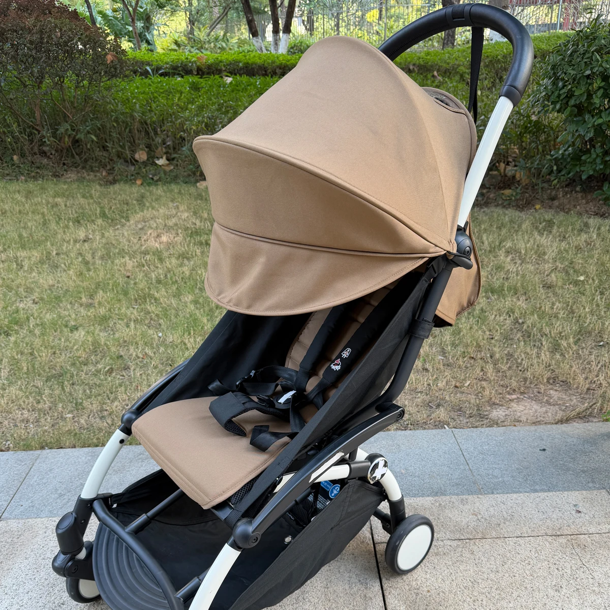Accesorios de Repuesto para Carrito de Bebé MomTan: Capota Extendida, Cojín de Asiento y Base de Asiento para Babyzen YOYO Series y Stokke YOYO3