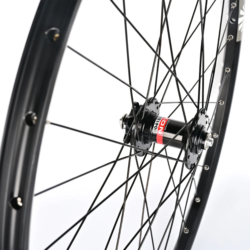 Novatec-Juego de ruedas de bicicleta de 26/27,5/29 pulgadas con bujes D042SB, llanta QR SunRingle de 32 agujeros, tubo interior de freno de disco de rueda de bicicleta de montaña
