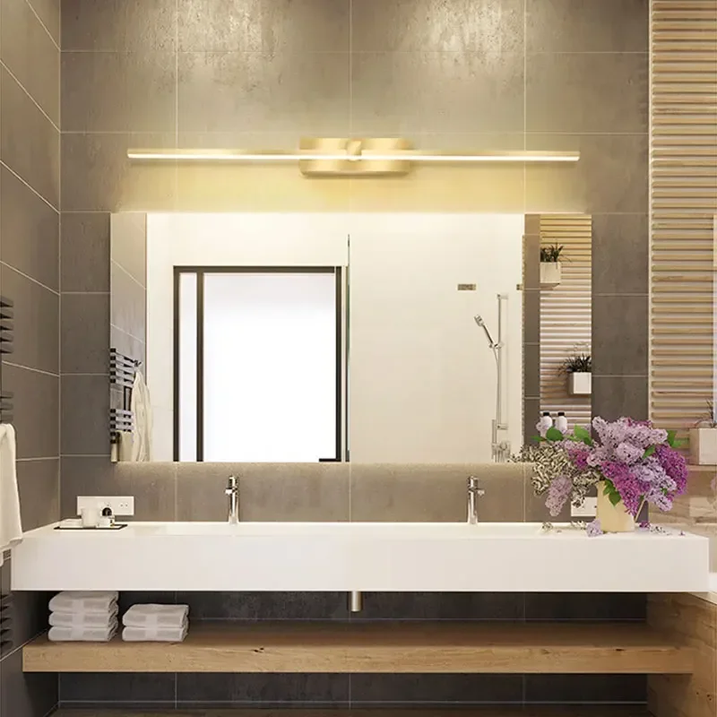 Lámpara de pared LED moderna para dormitorio, mesita de noche, pasillo, baño, espejo de maquillaje, luces de pared, candelabro interior, accesorio de iluminación para decoración del hogar