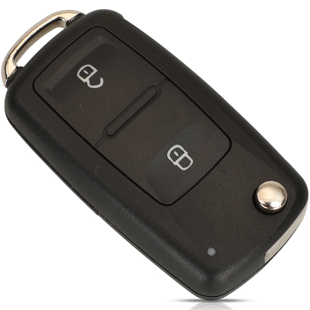 Jinyuqin 20 unids/lote Flip Key Case para el nuevo VW Transporter Polo GOLF 202AD 202H plegable mando a distancia Fob 2/3/4 botones