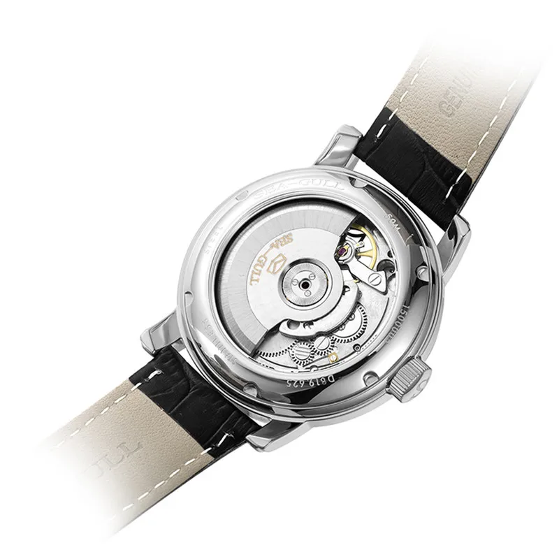 Reloj de lujo SEAGULL para hombre, resistente al agua, con fecha, de acero inoxidable, mecánico, Reloj Hombre 2026 D819.622