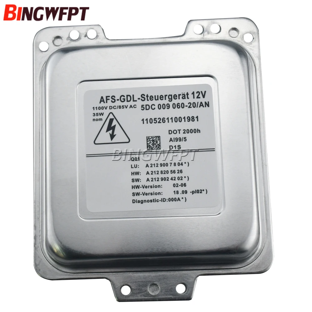 Nueva unidad de Control de faros de encendedor de balasto HID de xenón, balastro D1S 5DC 009060 -20 Para Mercedes Clase E W212 2010 2011 2012 2013