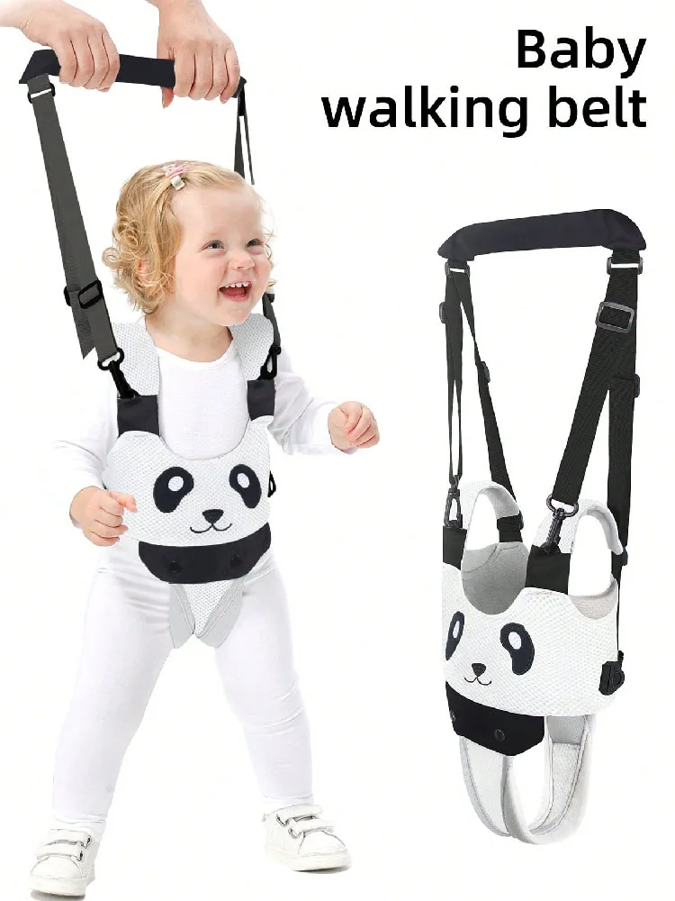 Arnés de apoyo para caminar para bebés, de una sola pieza: dispositivo de ayuda para caminar que se sostiene con la mano, cinturón de apoyo para niños pequeños, herramienta para el entrenamiento de la marcha.
