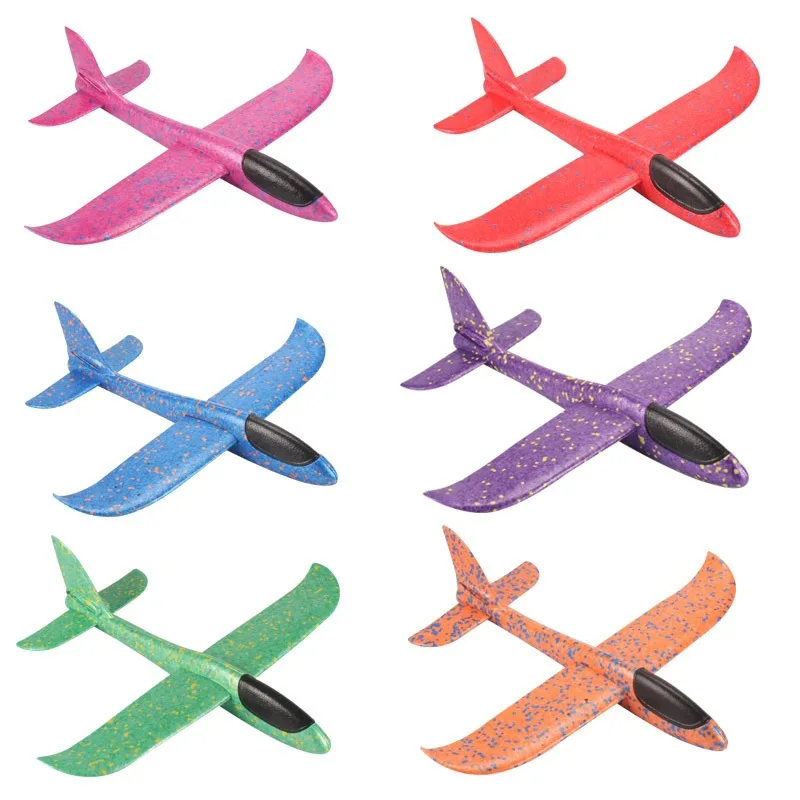48cm lanzamiento de mano grande lanzamiento de espuma Palne EPP modelo de avión planeador modelo de avión al aire libre DIY juguete educativo para niños