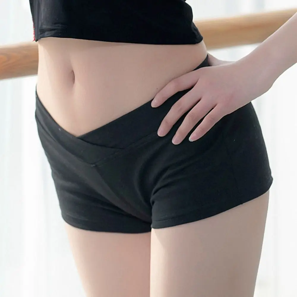 Pantalones cortos deportivos ultracorto para mujer, nuevos pantalones cortos informales sexis ajustados de cintura baja, pantalones cortos de Ballet negros para correr y Fitness de verano