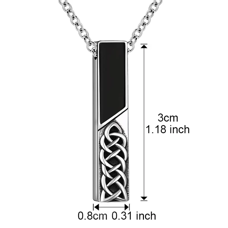 Collar de urna cuadrada para cenizas humanas, joyería de cremación para cenizas, collar de recuerdo de acero inoxidable para cenizas, joyería de urna conmemorativa